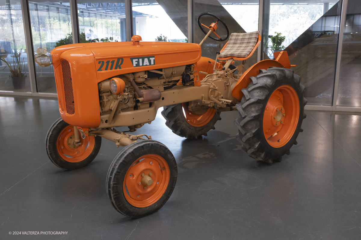 _DSF9402.jpg - Turin. Turin. On the occasion of the 125th anniversary of the foundation of FIAT, the MAUTO - National Automobile Museum presents the exhibition 125 TIMES FIAT. Modernity through the FIAT imagination that traces the long and fascinating history of the Turin car factory. The Fiat 211r was an agricultural tractor, 1957