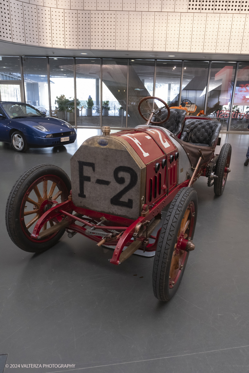 _DSF9433.jpg - Turin. Turin. On the occasion of the 125th anniversary of the foundation of FIAT, the MAUTO - National Automobile Museum presents the exhibition 125 TIMES FIAT. Modernity through the FIAT imagination that traces the long and fascinating history of the Turin car factory. The 130 HP racing car, called F2