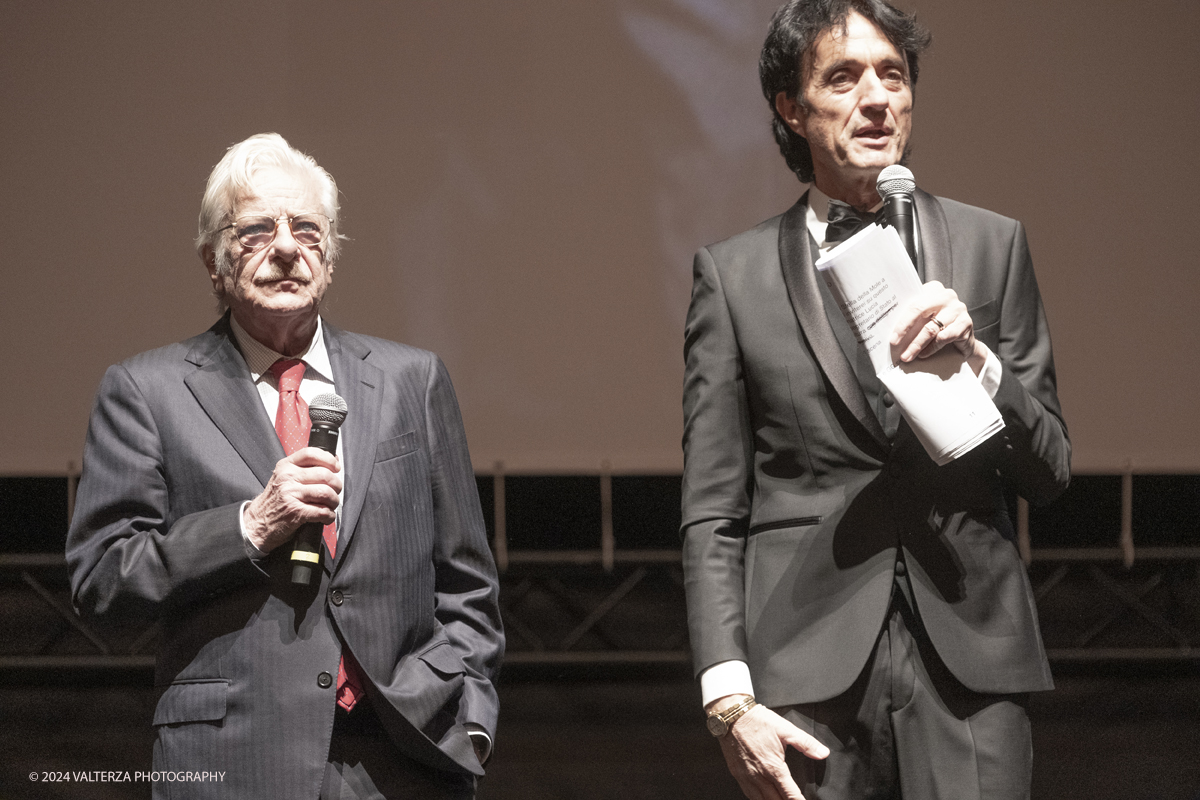 _DSF4509.jpg - TURIN, ITALY - NOVEMBER 22: Giancarlo Giannini, with Giulio Bove,  attend the 42nd Torino Film Festival 2024 Opening Ceremony