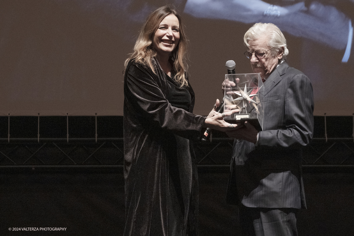 _DSF4532.jpg - TURIN, ITALY - NOVEMBER 22: Giancarlo Giannini attend the 42nd Torino Film Festival 2024 Opening Ceremony and receives the Stella della Mole award  from Lucia Borgonzoni,