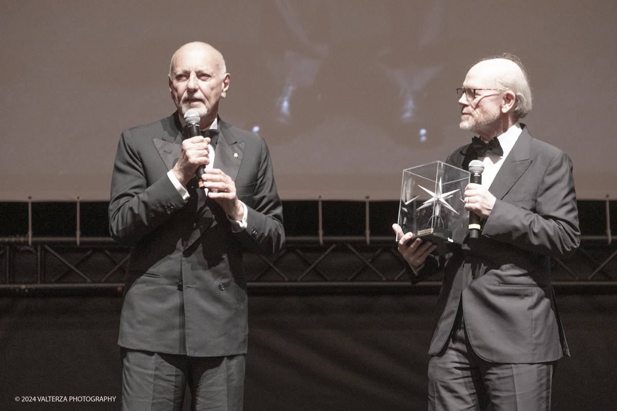 _DSF4938.jpg - TURIN, ITALY - NOVEMBER 22: Ron Howard attend the 42nd Torino Film Festival 2024 Opening Ceremony and receives the Stella della Mole award  from Enzo Ghigo