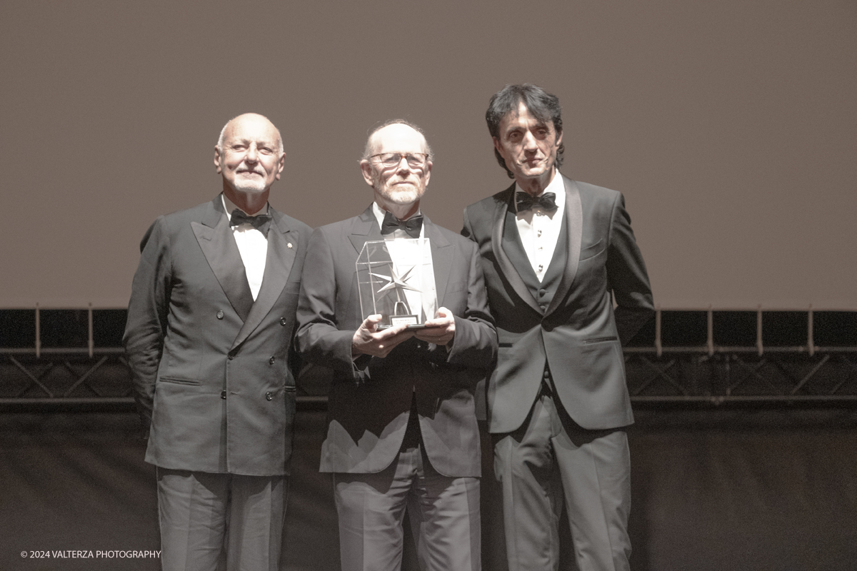 _DSF4980.jpg - TURIN, ITALY - NOVEMBER 22: Ron Howard, with Enzo Ghigo e Giulio Bove, attend the 42nd Torino Film Festival 2024 Opening Ceremony and receives the Stella della Mole award