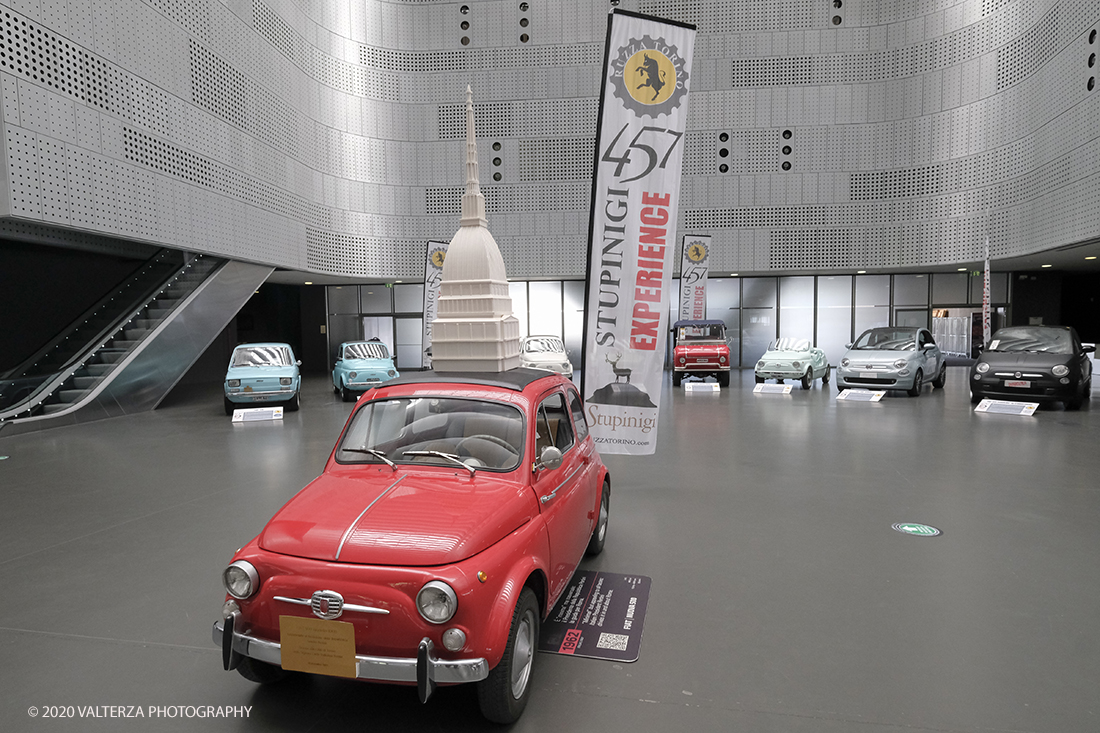 _DSF5048.jpg - 18/06/2020.Torino.  Il MAUTO dedica la prima mostra post lockdown alla mitica Fiat 500. Nella foto la Nuova 500 del 1962 in dotazione al Presidente della Repubblica Sandro Pertini