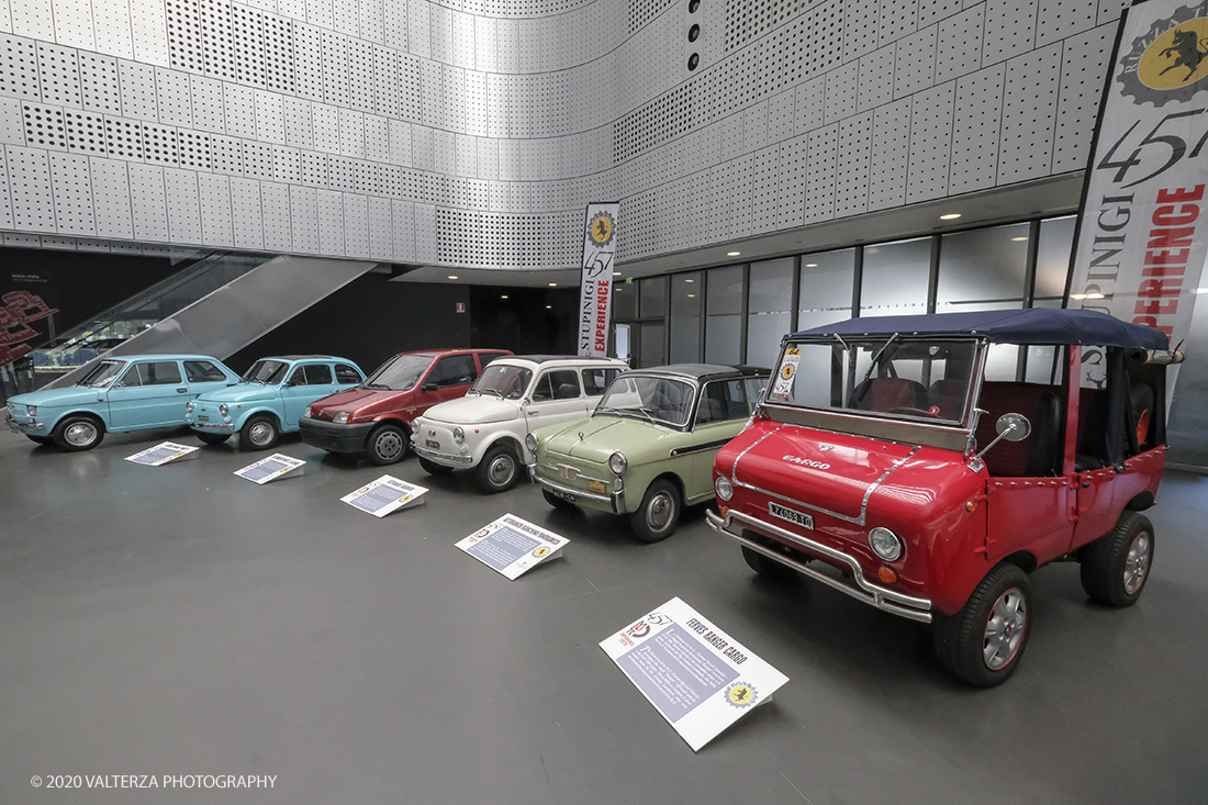 _DSF5106.jpg - 18/06/2020.Torino.  Il MAUTO dedica a prima mostra post lockdown alla mitica Fiat 500. Nella foto la cosiddetta "piazza del MAUTO" sede della mostra