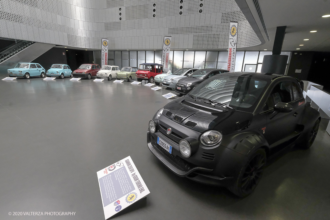 _DSF5163.jpg - 18/06/2020.Torino.  Il MAUTO dedica la prima mostra post lockdown alla mitica Fiat 500. Nella foto la cosiddetta "piazza del MAUTO" sede della mostra