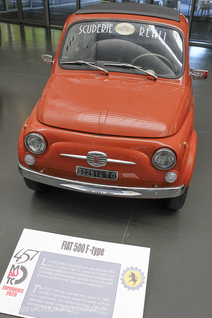 _DSF8124.jpg - 18/06/2020.Torino.  Il MAUTO dedica a prima mostra post lockdown alla mitica Fiat 500. Nella foto FIAT 500 F-type