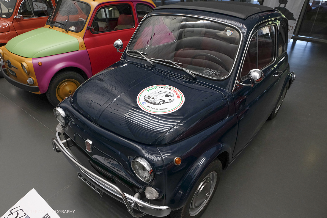 _DSF8134.jpg - 18/06/2020.Torino.  Il MAUTO dedica a prima mostra post lockdown alla mitica Fiat 500. Nella foto FIAT 500 L-TYPE