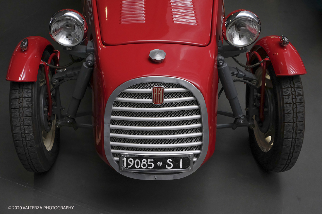 _DSF8154.jpg - 18/06/2020.Torino.  Il MAUTO dedica la prima mostra post lockdown alla mitica Fiat 500. Nella foto la FIAT 500 Sport Barchetta.