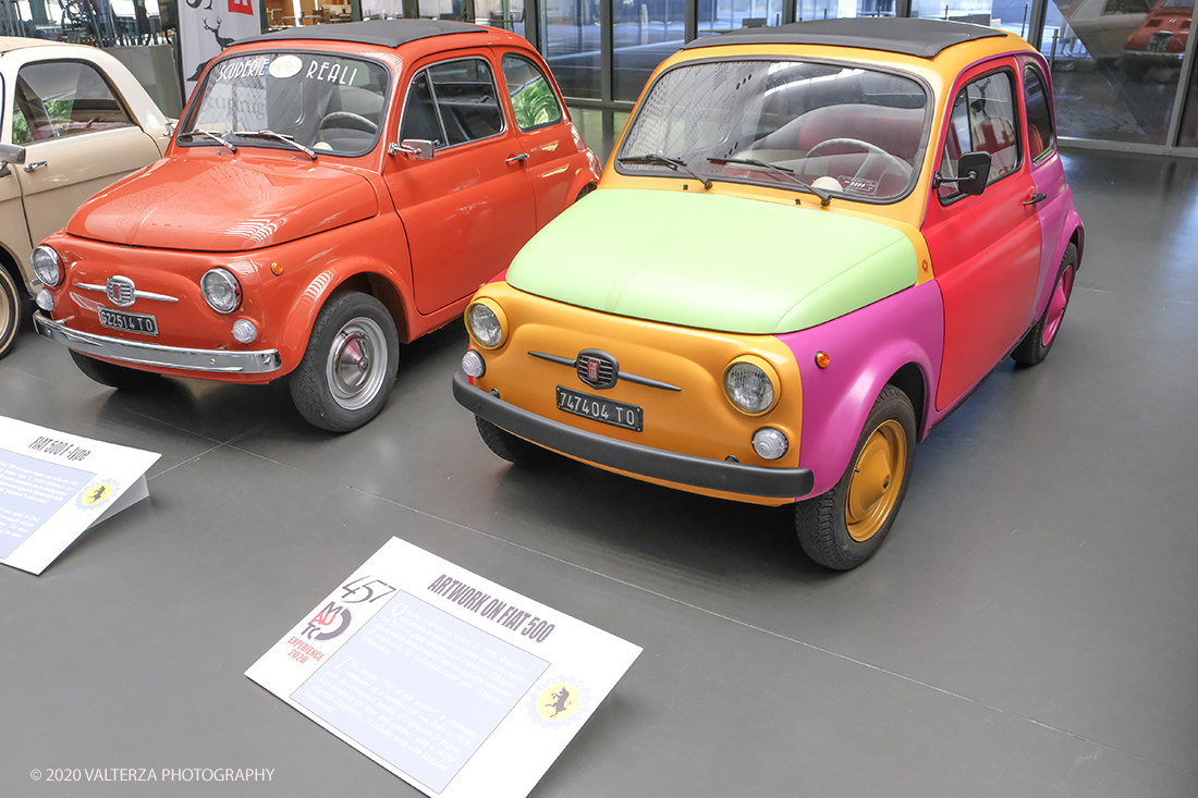 _DSF8161.jpg - 18/06/2020.Torino.  Il MAUTO dedica a prima mostra post lockdown alla mitica Fiat 500. Nella foto