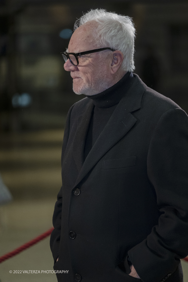 _DSF8761.jpg - 25/11/2022. Torino. Teatro Regio, Photocall per l'inaugurazione del 40mo TFF. Nella foto l'attore britannico Malcom McDowell