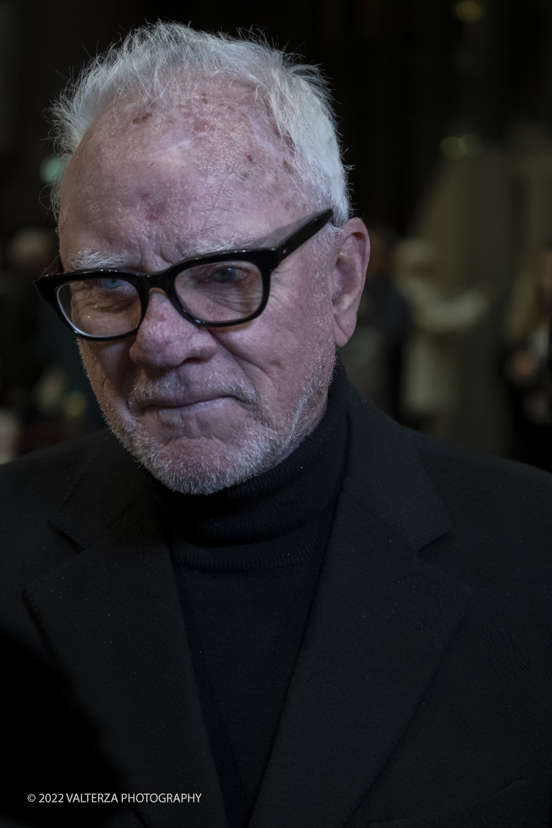 _DSF8845.jpg - 25/11/2022. Torino. Teatro Regio, Photocall per l'inaugurazione del 40mo TFF. Nella foto l'attore britannico Malcom McDowell