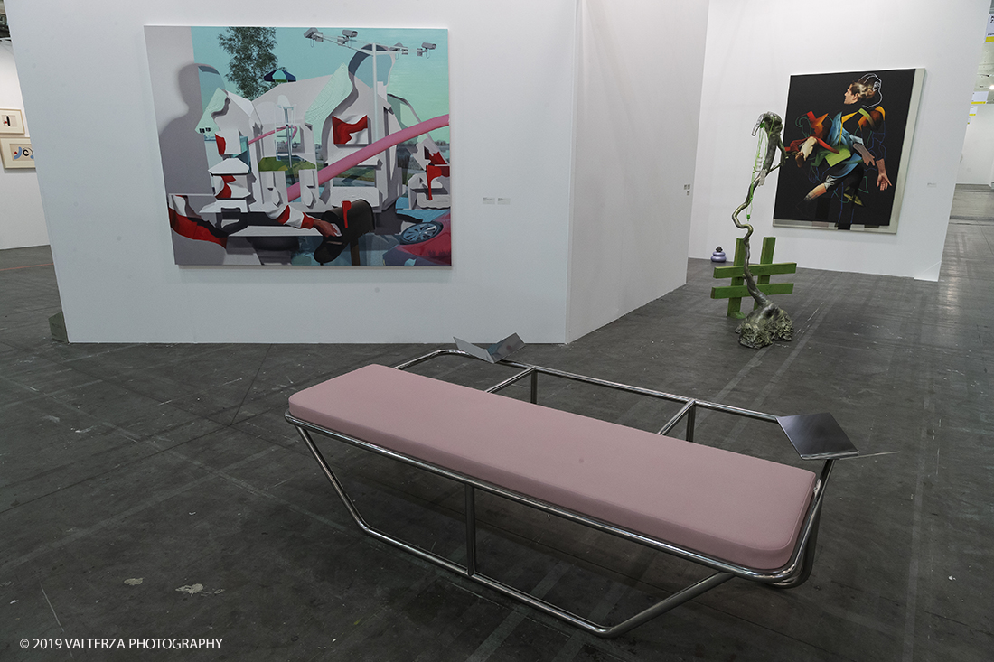 _G3I8125.jpg - 31/10/2019.Torino. Torna Artissima, la piÃ¹ grande fiera d'arte contemporanea d'Italia. Concept di questa edizione e' il binomio desiderio/censura. Nella foto, galeria Kraupa-Tuscany Zeidler; sezione main section.