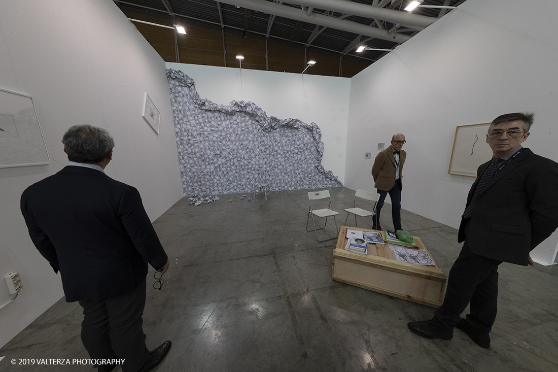 _G3I8515.jpg - 31/10/2019.Torino. Torna Artissima, la piÃ¹ grande fiera d'arte contemporanea d'Italia. Concept di questa edizione e' il binomio desiderio/censura. Nella foto, galleria Espacio Minimo; back to the future.