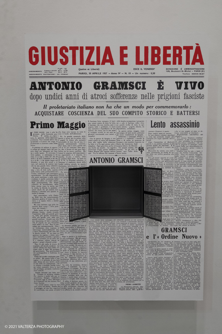 _DSF7823.jpg - 04/11/2021. Torino. Artissima 2021  Ã© la 28esima edizione della famosa fiera dâ€™arte contemporanea.  Lâ€™unica fiera in Italia esclusivamente dedicata allâ€™arte contemporanea: Nella foto la galleria Treccani Arte Roma