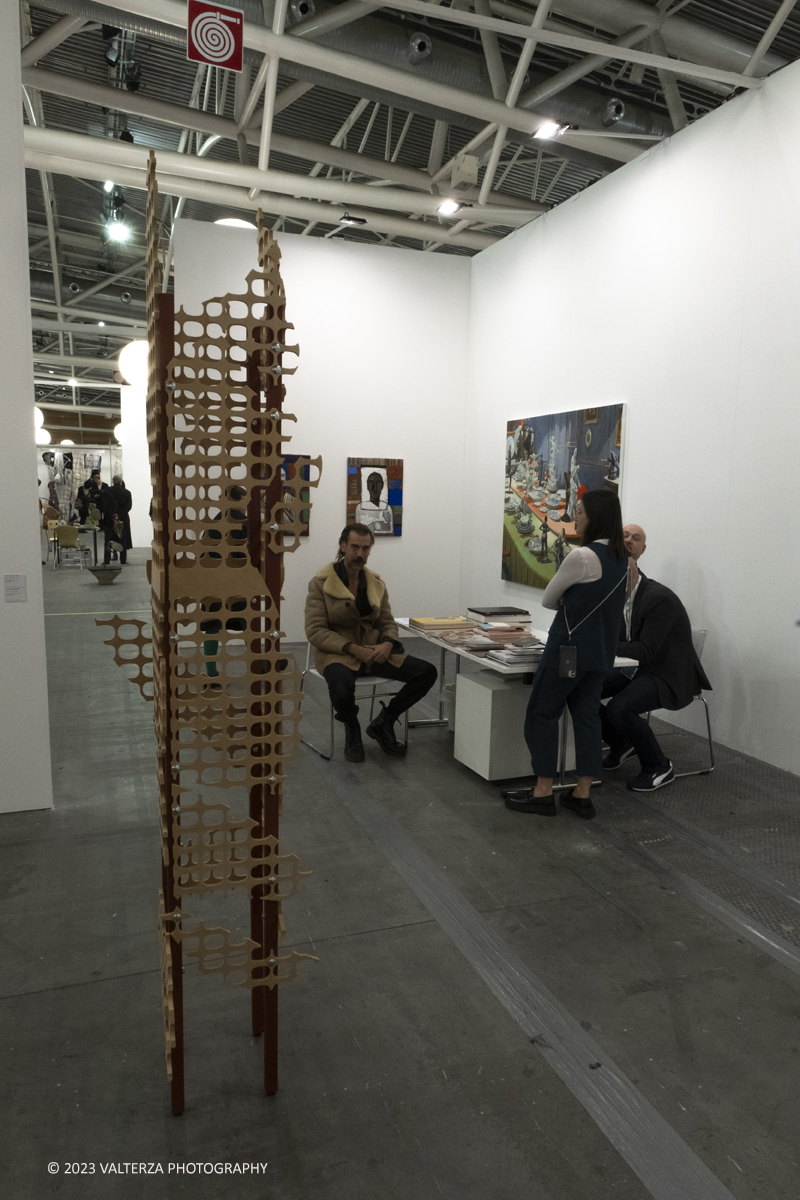 _DSF3737.jpg - Artissima is held in Lingotto Fiere Turin on 3 to 5 November 2023 showing the companies news of Italy and internationals related to sectors contemporary art. Gallery:  Mazzoli, Berlin DEU Modena ITA