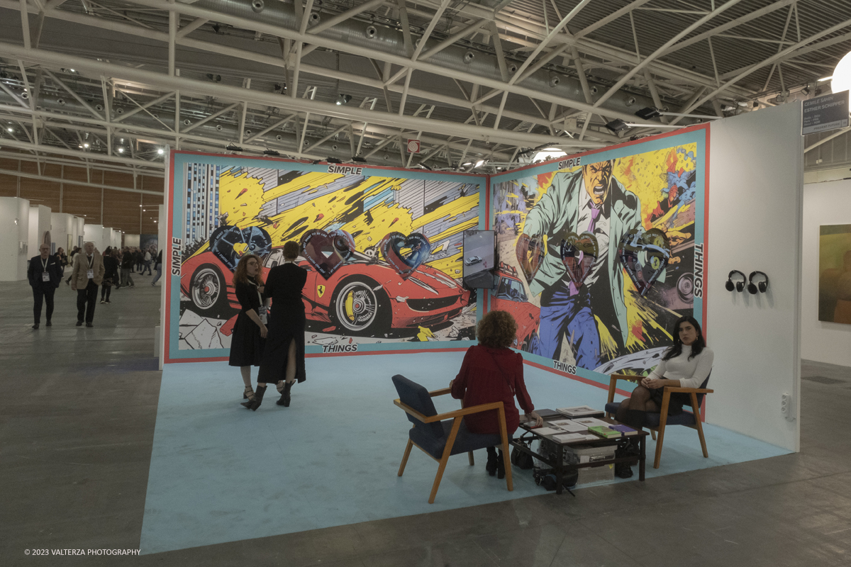 _DSF4096.jpg - Artissima is held in Lingotto Fiere Turin on 3 to 5 November 2023 showing the companies news of Italy and internationals related to sectors contemporary art. Gallery:   Esther Schipper, Berlin DEU, Paris FRA, Seoul KOR