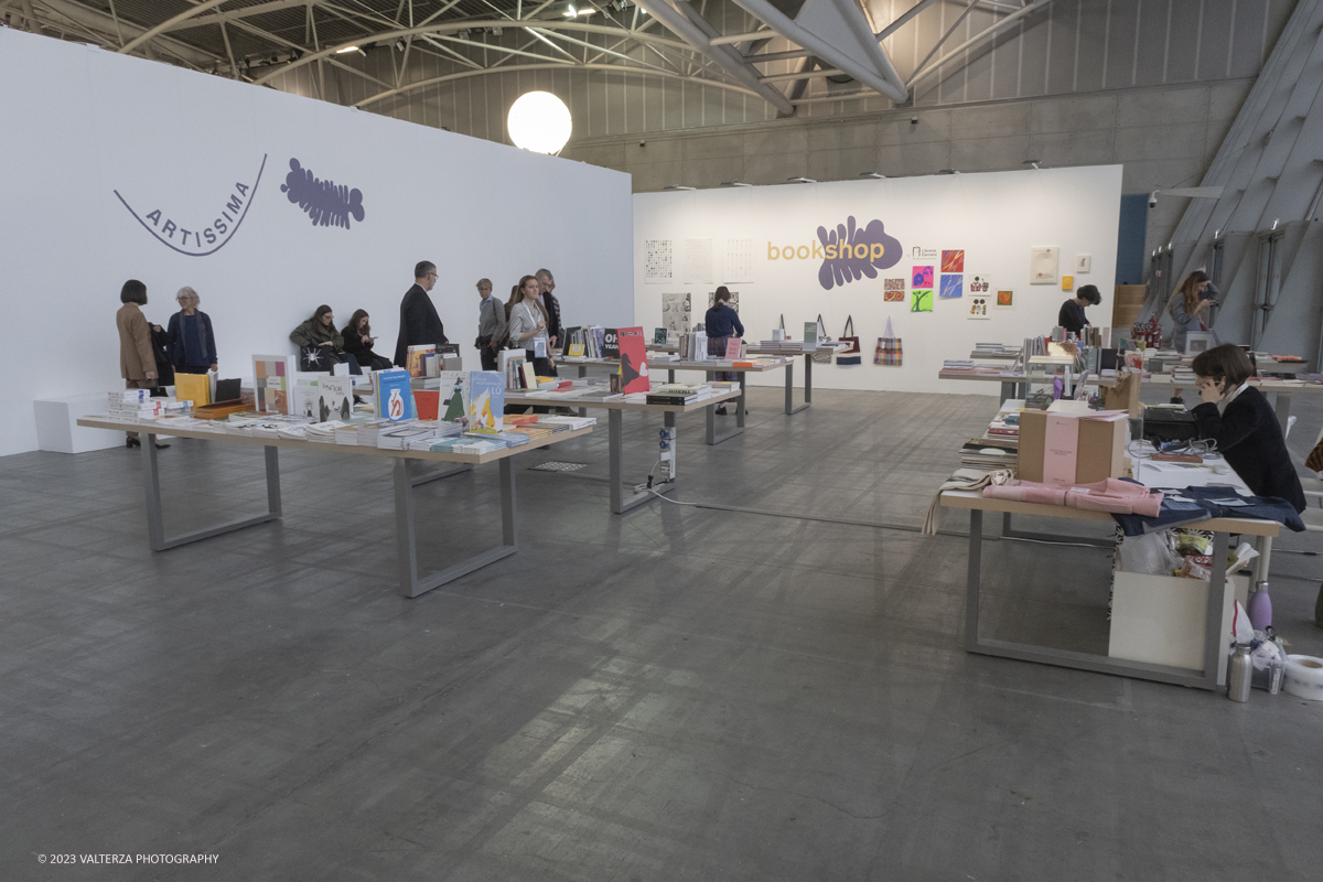 _DSF4433.jpg - Artissima is held in Lingotto Fiere Turin on 3 to 5 November 2023 showing the companies news of Italy and internationals related to sectors contemporary art. The Bookshop area