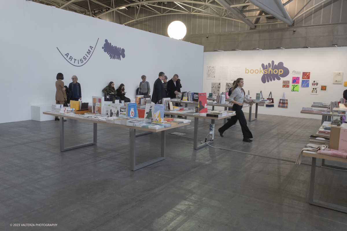 _DSF4434.jpg - Artissima is held in Lingotto Fiere Turin on 3 to 5 November 2023 showing the companies news of Italy and internationals related to sectors contemporary art. The Bookshop area