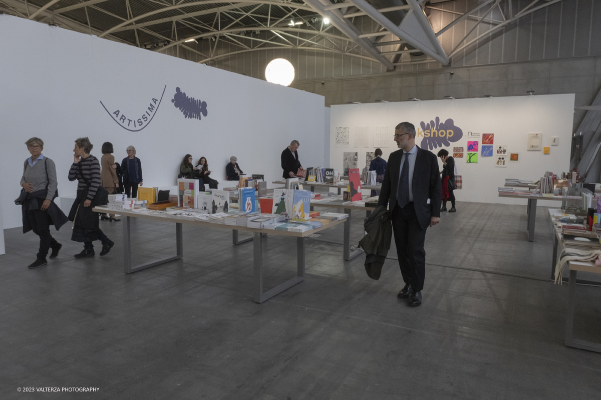 _DSF4441.jpg - Artissima is held in Lingotto Fiere Turin on 3 to 5 November 2023 showing the companies news of Italy and internationals related to sectors contemporary art.  The Bookshop area