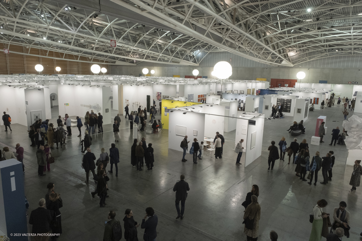 _DSF4484.jpg - Artissima is held in Lingotto Fiere Turin on 3 to 5 November 2023 showing the companies news of Italy and internationals related to sectors contemporary art. Gallery: View from the TOP