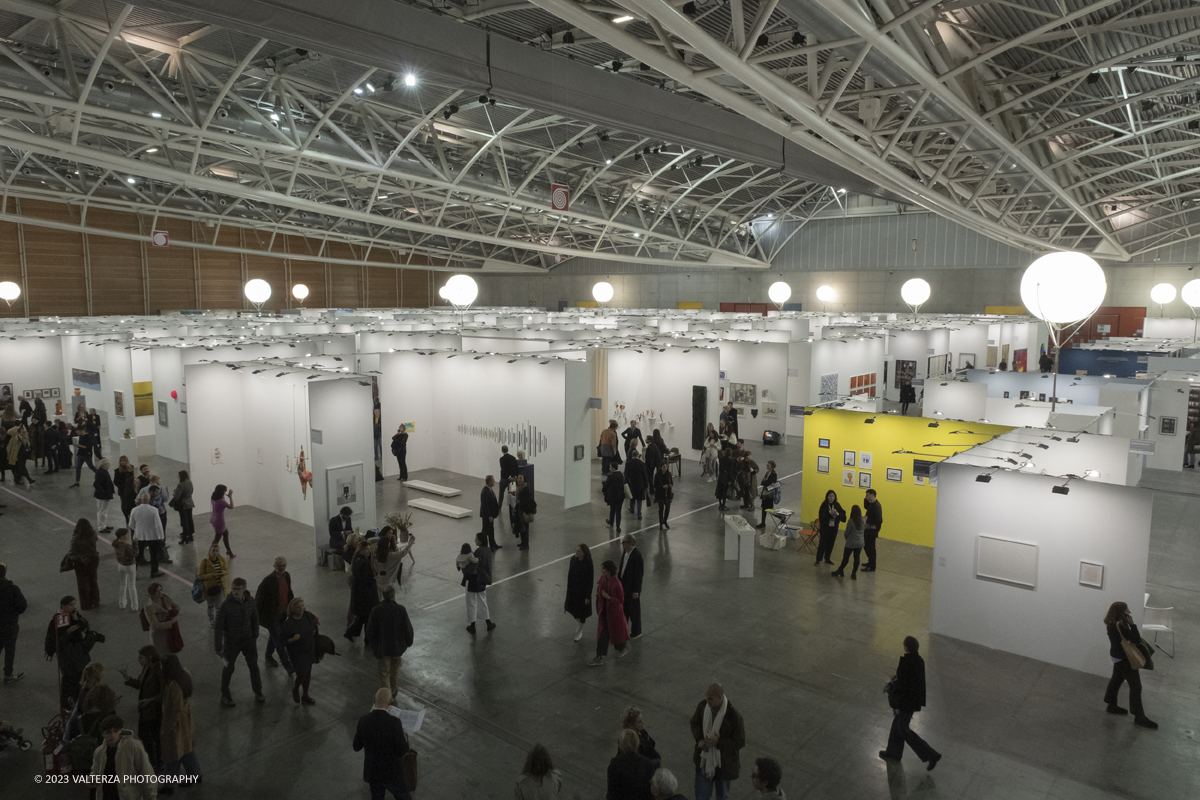 _DSF4492.jpg - Artissima is held in Lingotto Fiere Turin on 3 to 5 November 2023 showing the companies news of Italy and internationals related to sectors contemporary art.  View from the Top