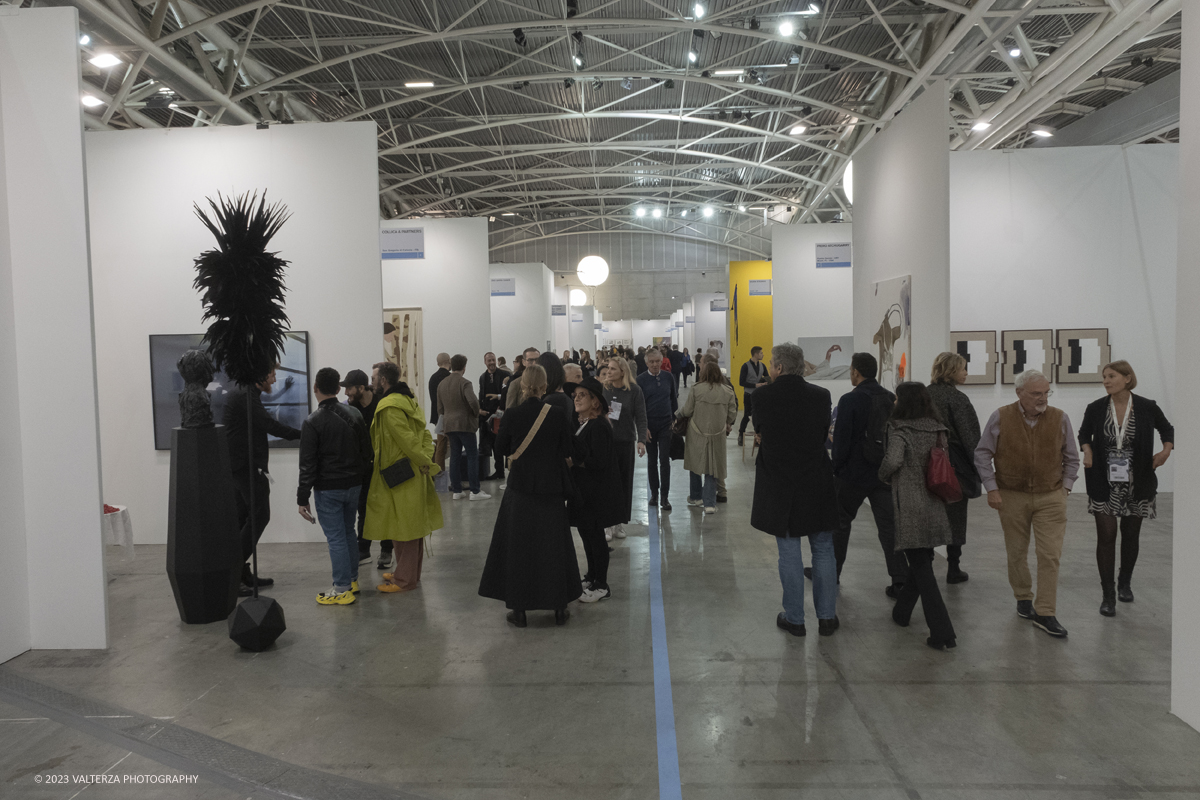 _DSF4518.jpg - Artissima is held in Lingotto Fiere Turin on 3 to 5 November 2023 showing the companies news of Italy and internationals related to sectors contemporary art. Visitors