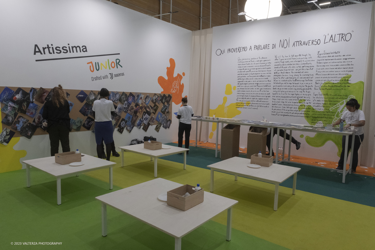 _DSF4528.jpg - Artissima is held in Lingotto Fiere Turin on 3 to 5 November 2023 showing the companies news of Italy and internationals related to sectors contemporary art. Gallery: area for young people, work in progress