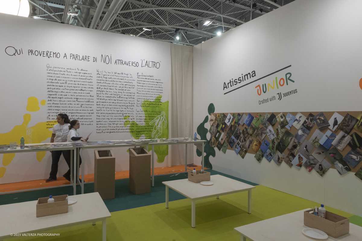 _DSF4558.jpg - Artissima is held in Lingotto Fiere Turin on 3 to 5 November 2023 showing the companies news of Italy and internationals related to sectors contemporary art. Gallery: area for young people