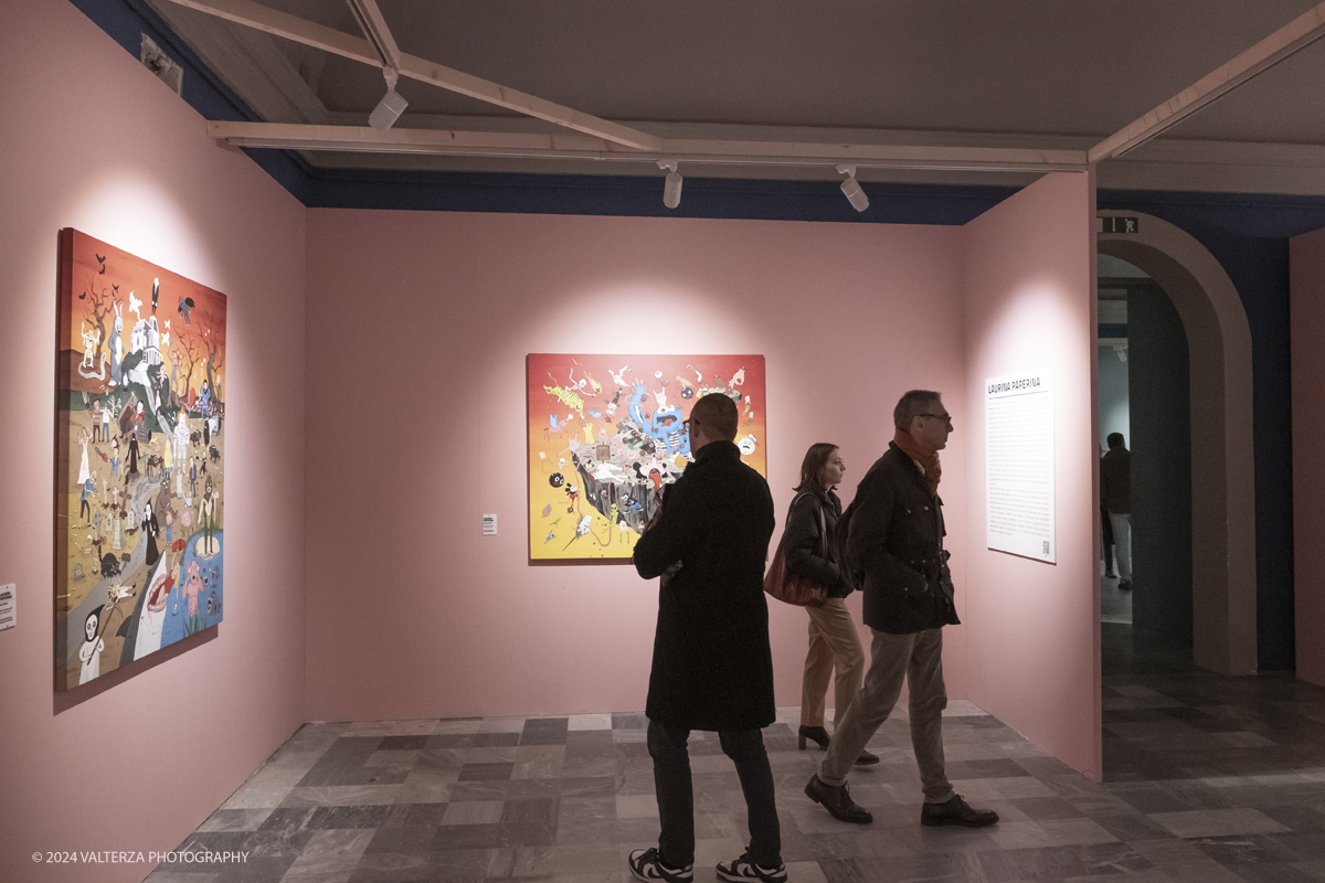 _DSF3129.jpg - Turin. 15/11/2024. The Promotrice delle Belle Arti in Turin hosts the exhibition â€œBanksy & Friends: stories of rebel artistsâ€� which highlights the most daring and provocative works of the contemporary art scene. Visiting the exhibition