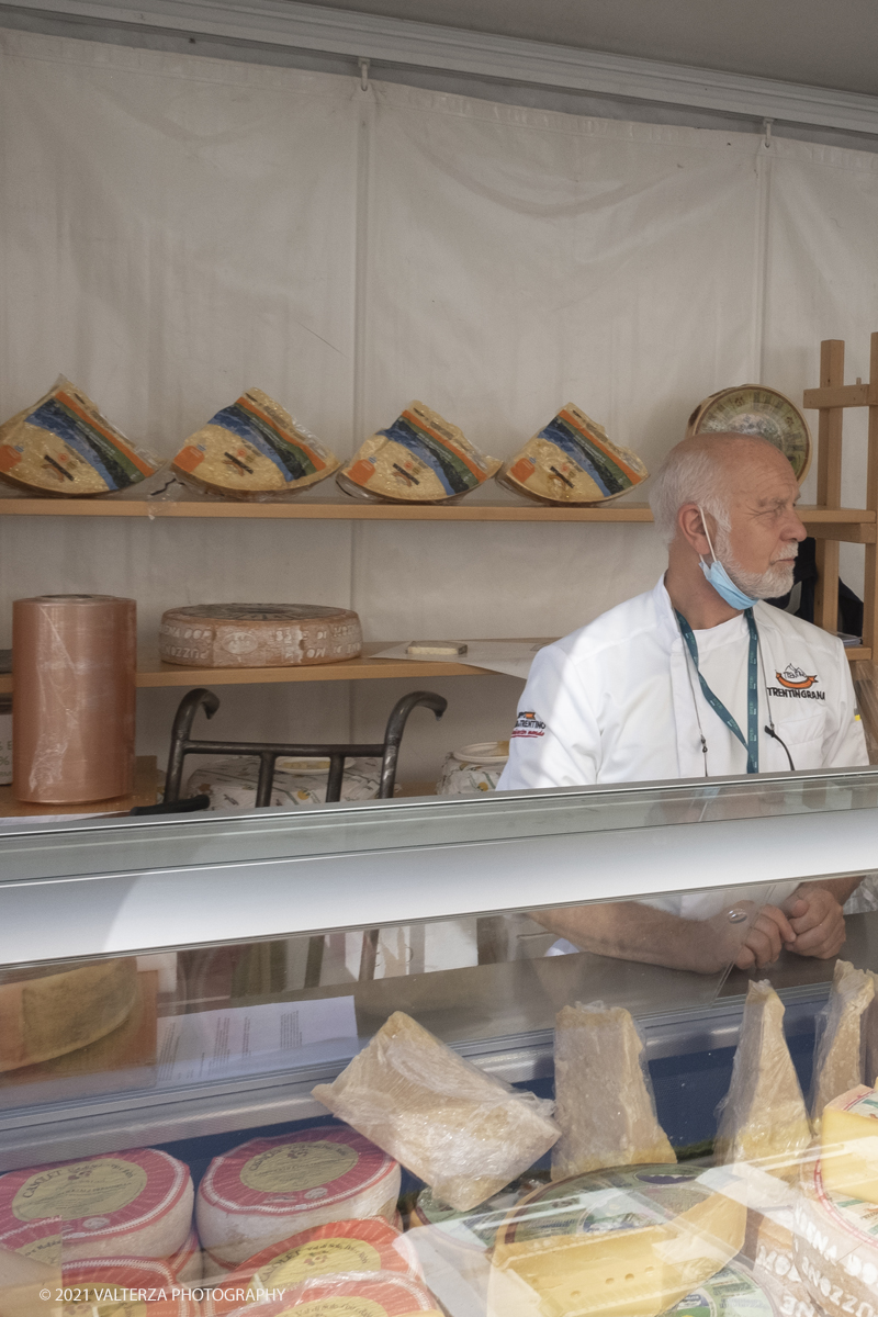 _DSF1625.jpg - 17/09/2021. Bra. Cheese Ã¨  la piÃ¹ importante fiera italiana dedicata al formaggio ai latticini ed al latte crudo. Nella foto stand di presidi slow food