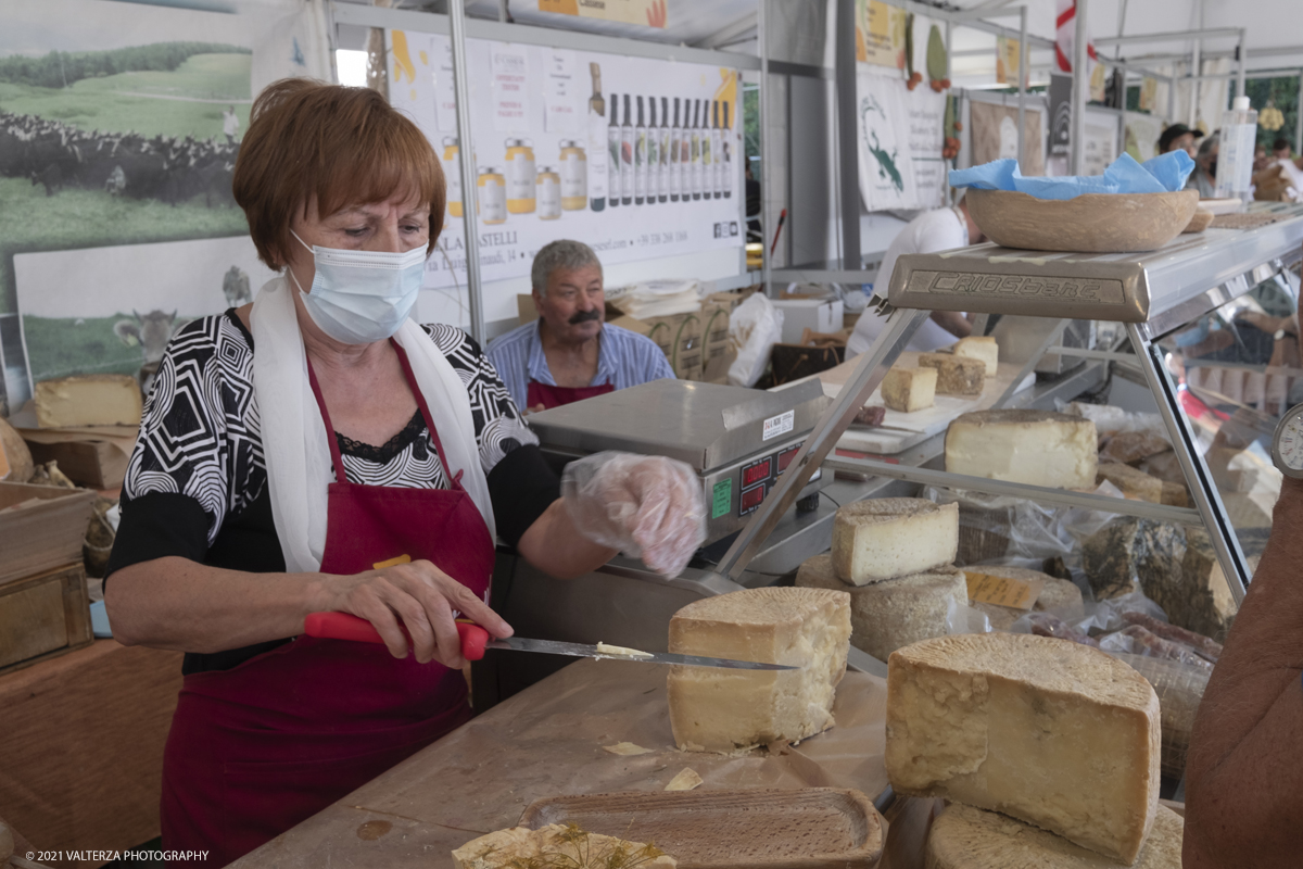 _DSF7415.jpg - 17/09/2021. Bra. Cheese Ã¨  la piÃ¹ importante fiera italiana dedicata al formaggio ai latticini ed al latte crudo. Nella foto