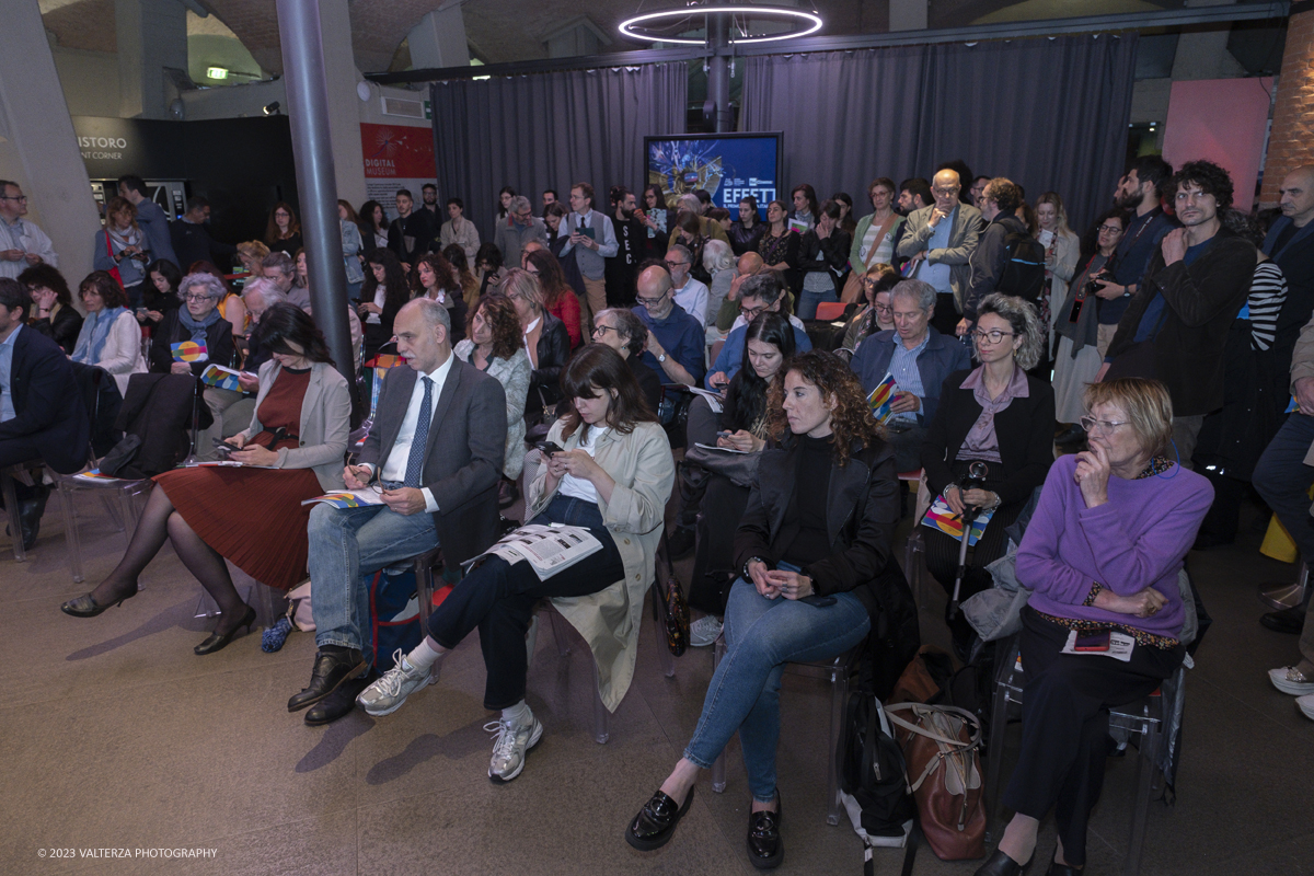 _DSF4443.jpg - 29/05/2023. Torino.,Museo del cinema. Il Festival CinemAmbiente nasce a Torino nel 1998 con l'obiettivo di presentare i migliori film ambientali a livello internazionale. Nella foto un momento della conferenza stampa