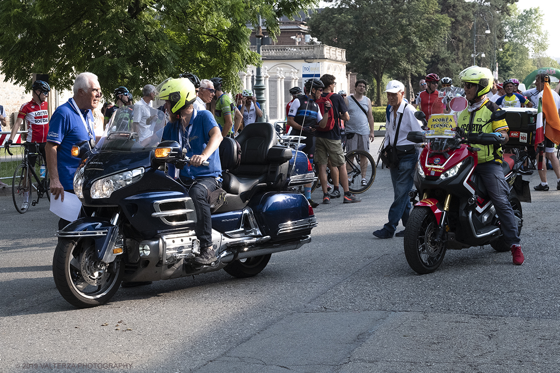 _DSF1631.jpg - 26-07-2019. Torino, cicling,prova a cronometro al Parco del Valentino. Nella foto le moto del servizio di assistenza tecnica e sicurezza della gara.