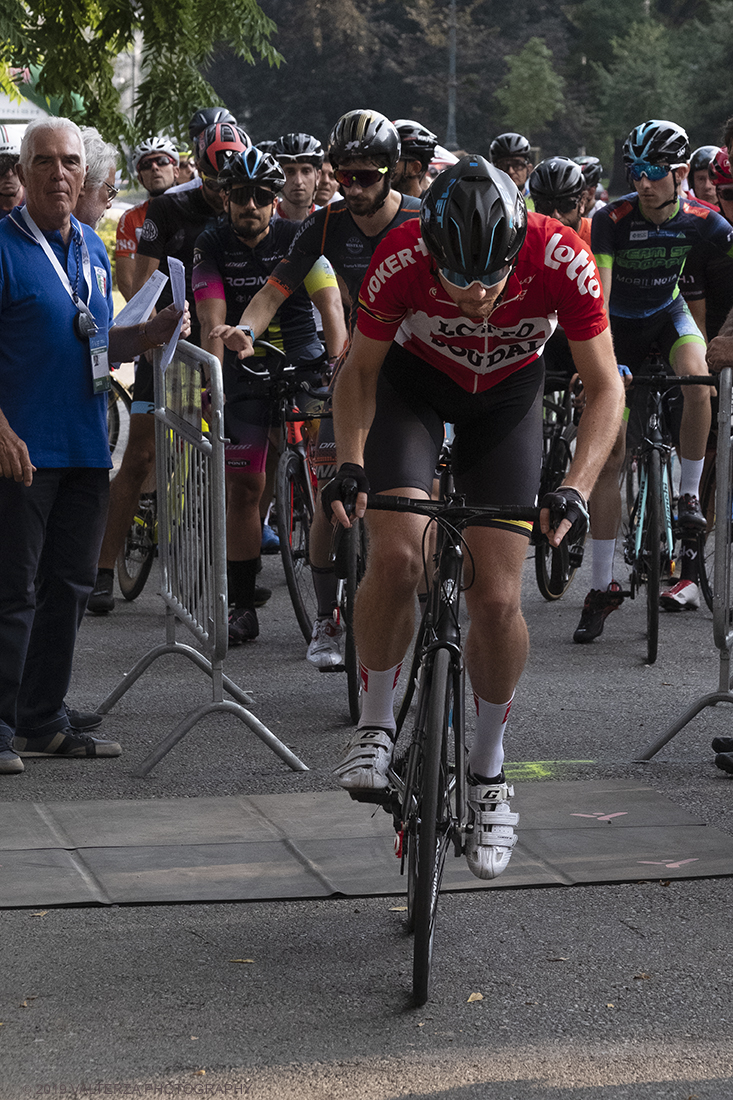 _DSF1750.jpg - 26-07-2019. Torino, cicling,prova a cronometro al Parco del Valentino. Nella foto atleti al via della gara a cronometro.