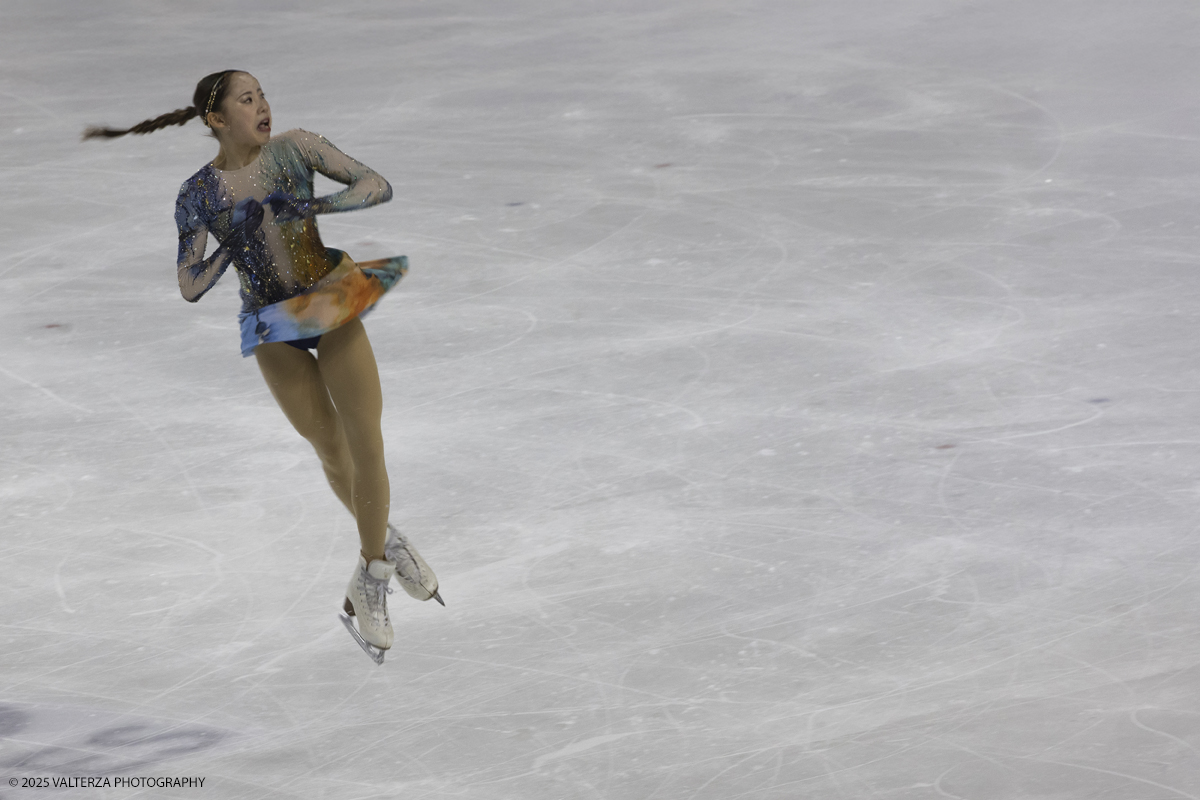 _G5A3793.jpg - 18/Gennaio/2025. Torino, Palavela. FISU World University Games Winter. Figure Skating , Woman Single Skating. Sumiyoshi Rion Japan Medaglia d'oro