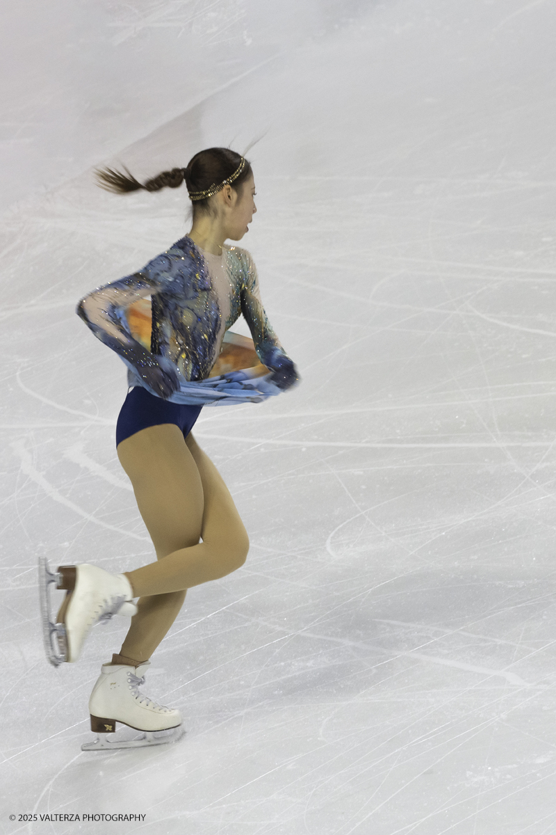 _G5A4071.jpg - 18/Gennaio/2025. Torino, Palavela. FISU World University Games Winter. Figure Skating , Woman Single Skating. Sumiyoshi Rion Japan Medaglia d'oro