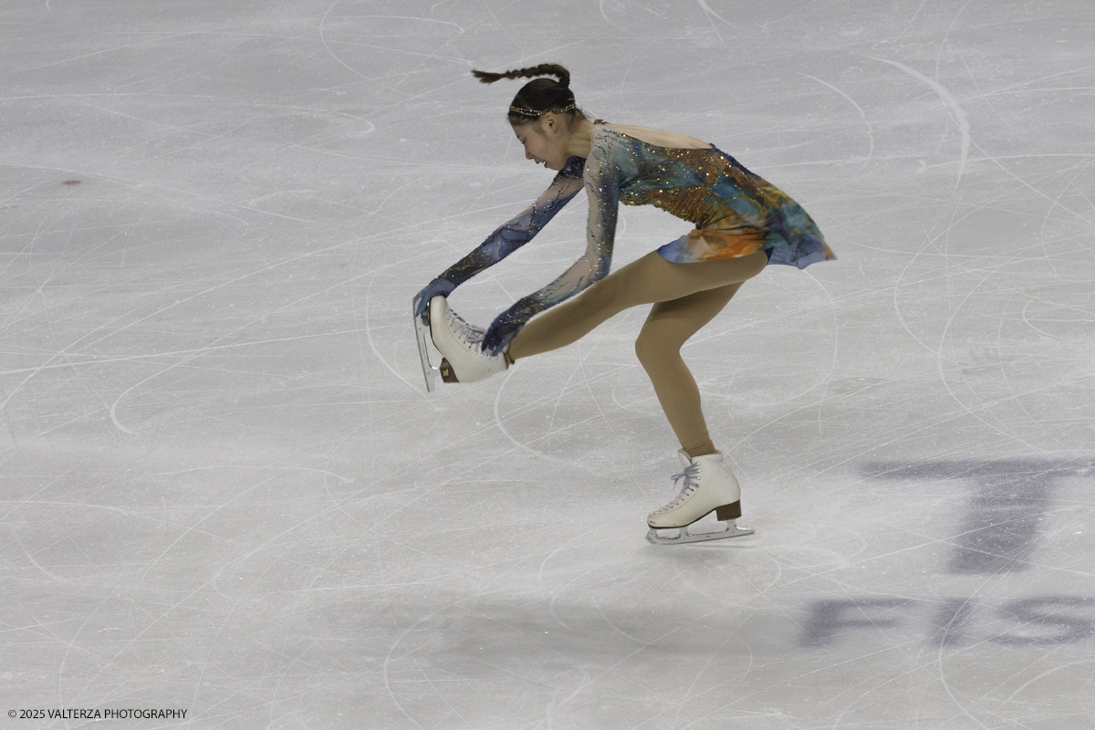 _G5A4124.jpg - 18/Gennaio/2025. Torino, Palavela. FISU World University Games Winter. Figure Skating , Woman Single Skating. Sumiyoshi Rion Japan Medaglia d'oro