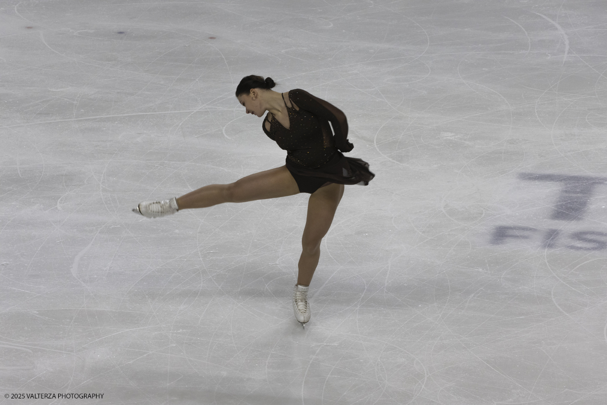 _G5A4643.jpg - 18/Gennaio/2025. Torino, Palavela. FISU World University Games Winter. Figure Skating , Woman Single Skating.Samodelkina Sofia Kazakistan Medaaglia di Bronzo