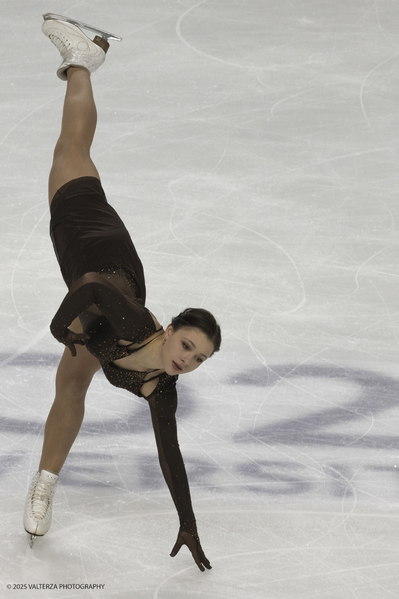 _G5A4786.jpg - 18/Gennaio/2025. Torino, Palavela. FISU World University Games Winter. Figure Skating , Woman Single Skating.Samodelkina Sofia Kazakistan Medaaglia di Bronzo