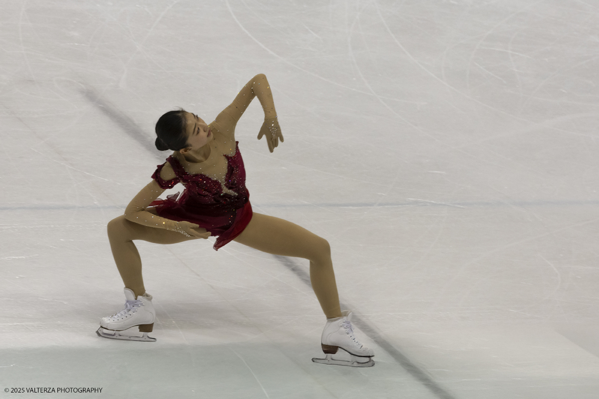 _G5A5121.jpg - 18/Gennaio/2025. Torino, Palavela. FISU World University Games Winter. Figure Skating , Woman Single Skating., Chiba Mone Japan Medaglia d'argento