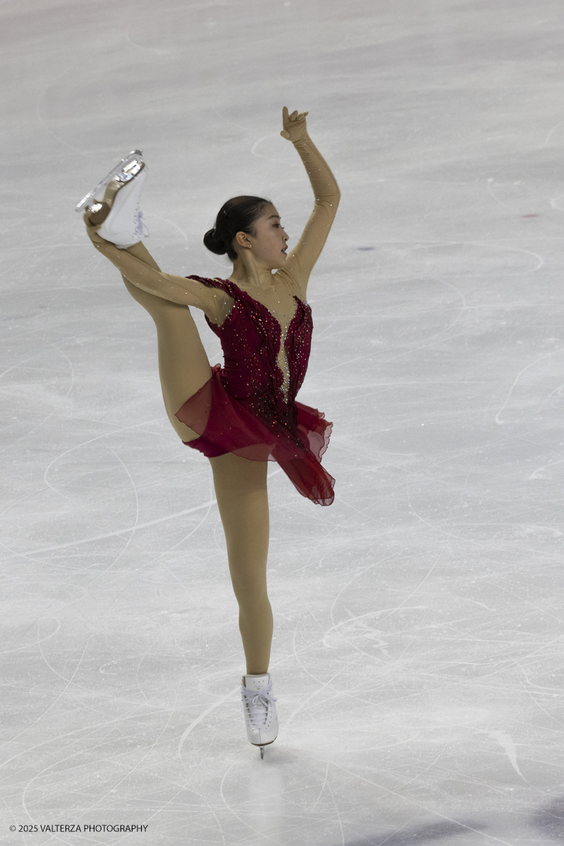 _G5A5185.jpg - 18/Gennaio/2025. Torino, Palavela. FISU World University Games Winter. Figure Skating , Woman Single Skating., Chiba Mone Japan Medaglia d'argento