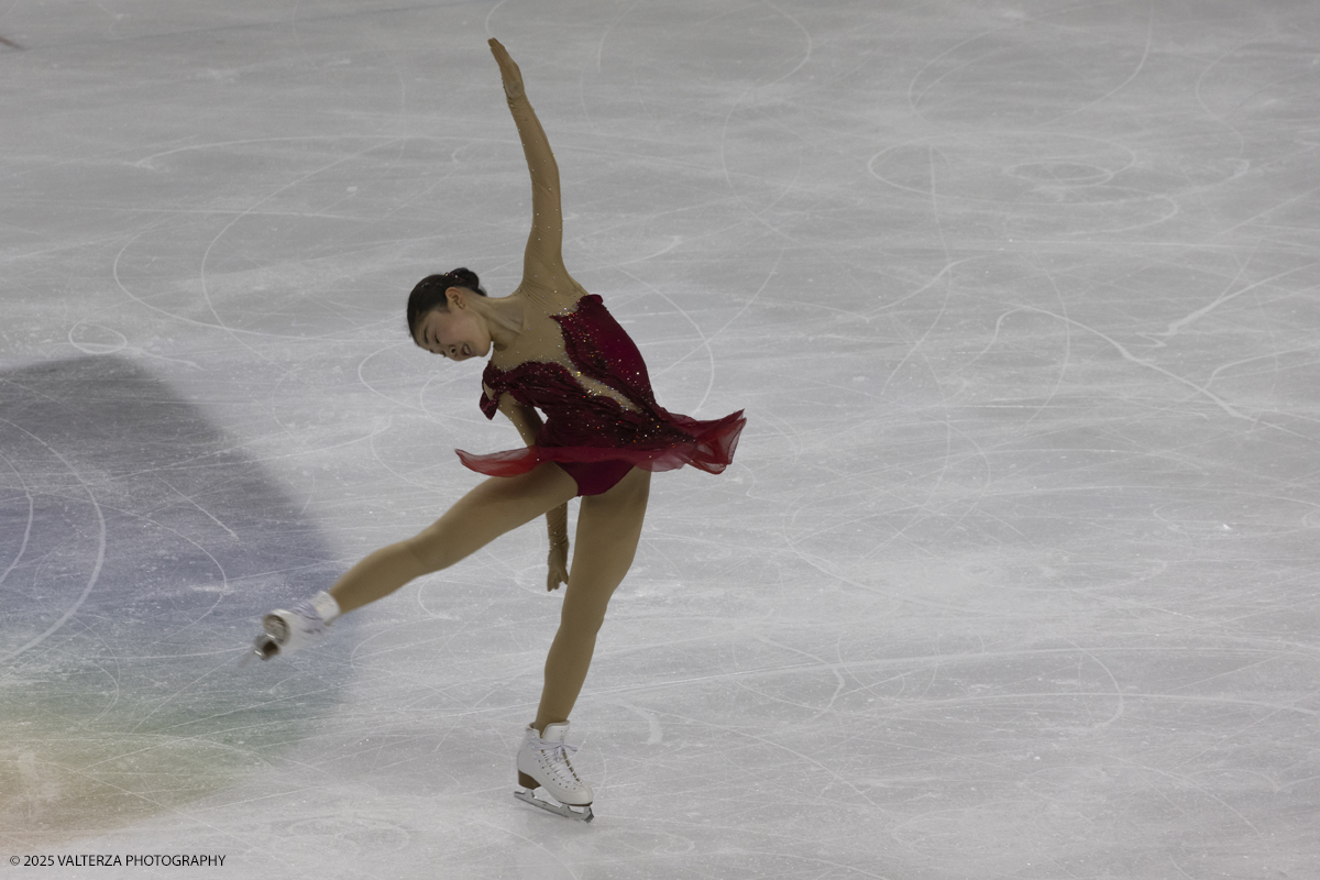 _G5A5666.jpg - 18/Gennaio/2025. Torino, Palavela. FISU World University Games Winter. Figure Skating , Woman Single Skating., Chiba Mone Japan Medaglia d'argento