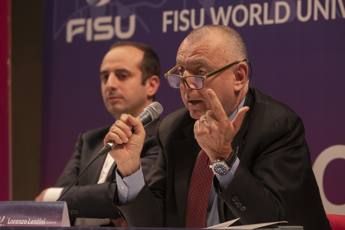 _DSF3878.jpg - 12)01/2025. Torino. FISU World University GamesOpening Press Conference. Nella foto Lorenzo Lentini, representative of FederCusi