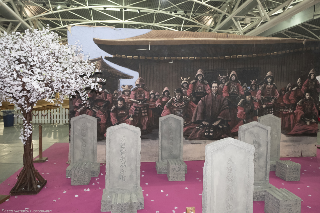 _DSF9874.jpg - 19 e 26 Marzo 2022. Torino. Festival dell'Oriente, le mostre dedicate al Giappone. Nella foto l'area dedicata alla storia dei 47 Ronin (Samurai senza padrone)