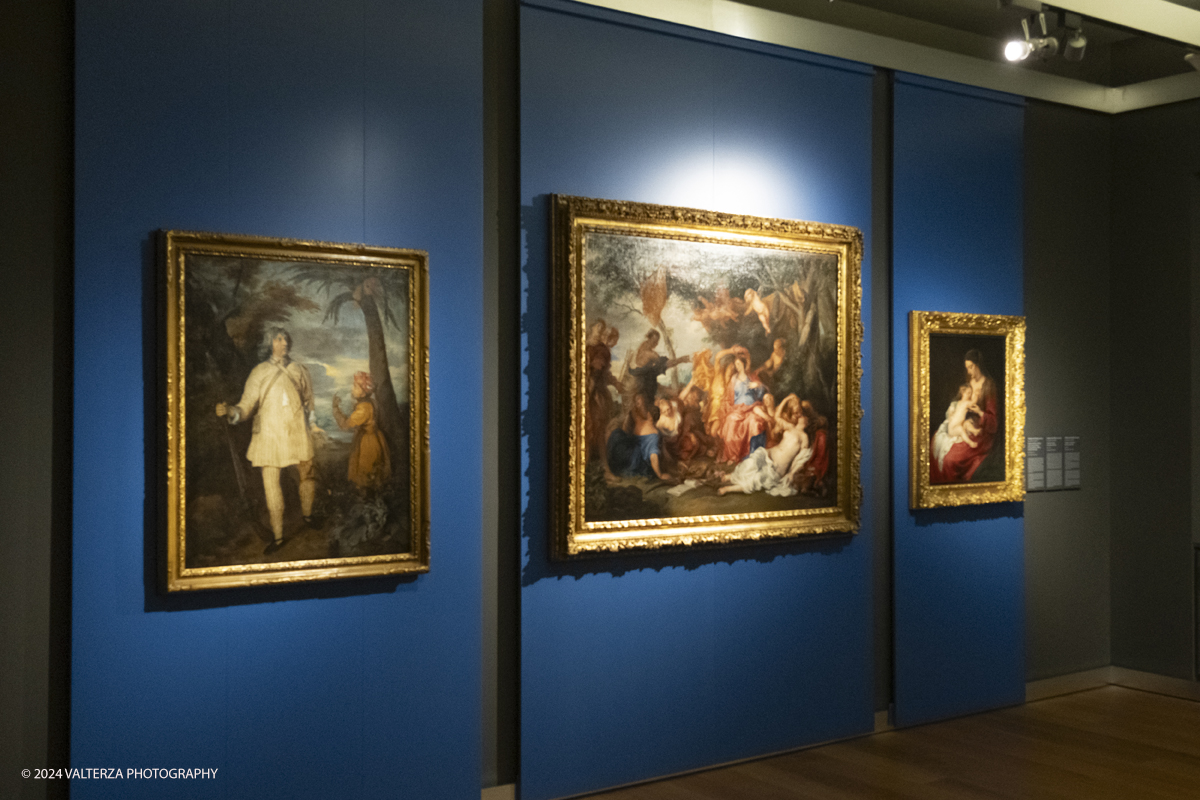 _DSF4000.jpg - 11/04/2024. Torino.  Al secondo piano della Galleria Sabauda ha aperto al pubblico  il nuovo allestimento della prestigiosa collezione del principe Eugenio di Savoia Soissons, insieme ai capolavori dei maestri primitivi nordici, alle raccolte di pittura fiamminga e olandese del Seicento provenienti dagli acquisti effettuati a piÃ¹ riprese dai Savoia tra il XVII e il XIX secolo. Nella foto  la sala con le opere di grandi maestri esposte nelle gallerie del palazzo di cittÃ  e del belvedere dimore del principe Eugenio di Savoia Soissons