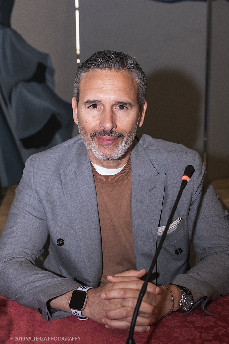 DSCF5835.jpg - 14/05/2019. Torino. HOAS â€“ History Of A Style SARÃ  una kermesse di eventi Fashion dove lâ€™abito, lâ€™arte e la manifattura verranno celebrati in modo inedito e contemporaneo. Nella foto Marco Baldassari direttore creativo per la linea uomo di Eleventy