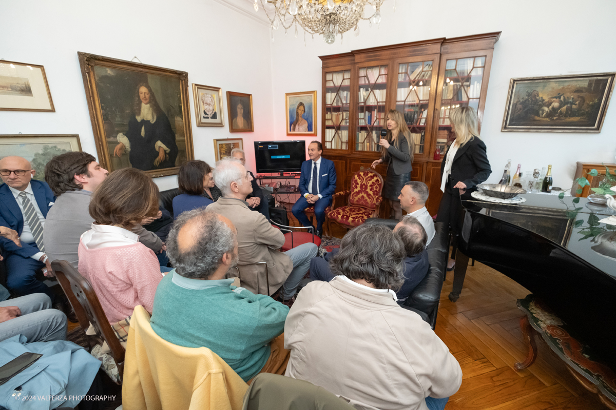 _DSF2982.jpg - Giugno-2024. Torino. Incontro con il Presidente della Regione Alberto Cirio nella sede del Caramella Choco Bistrot.Nella foto  un momento dell'incontro con i partecipanti all'evemto