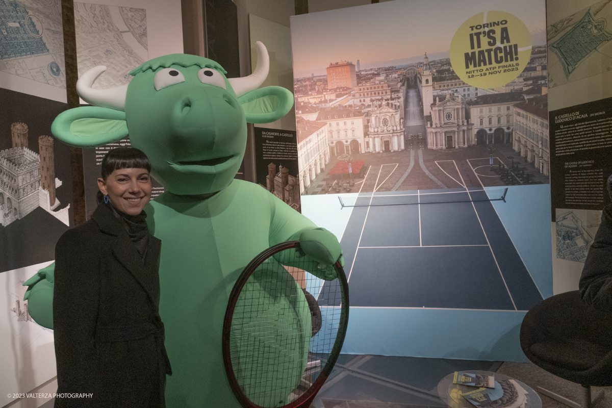 _DSF4972.jpg - 10/11/2023. Torino. Con il taglio del nastro alla presenza delle autoritÃ , oggi in piazza Castello sono stati ufficialmente inaugurati gli spazi di Casa Tennis, Casa Gusto e Casa Media. Nella foto interno di Casa Media