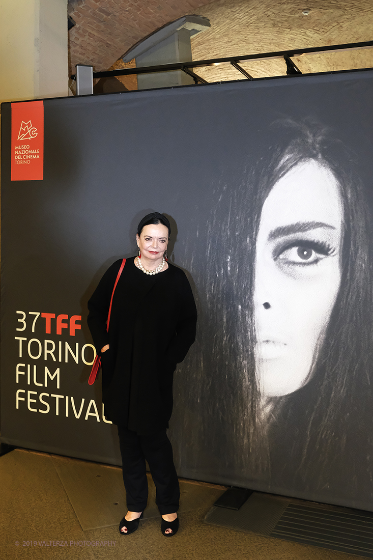 _DSF6054.jpg - 22/11/2019.Torino. Al via la 37ma edizione del Tff con un programma dedicato soprattutto all'horror. Nella foto l'attrice Barbara Steele a cui sarÃ  consegnato il Gran Premio Torino