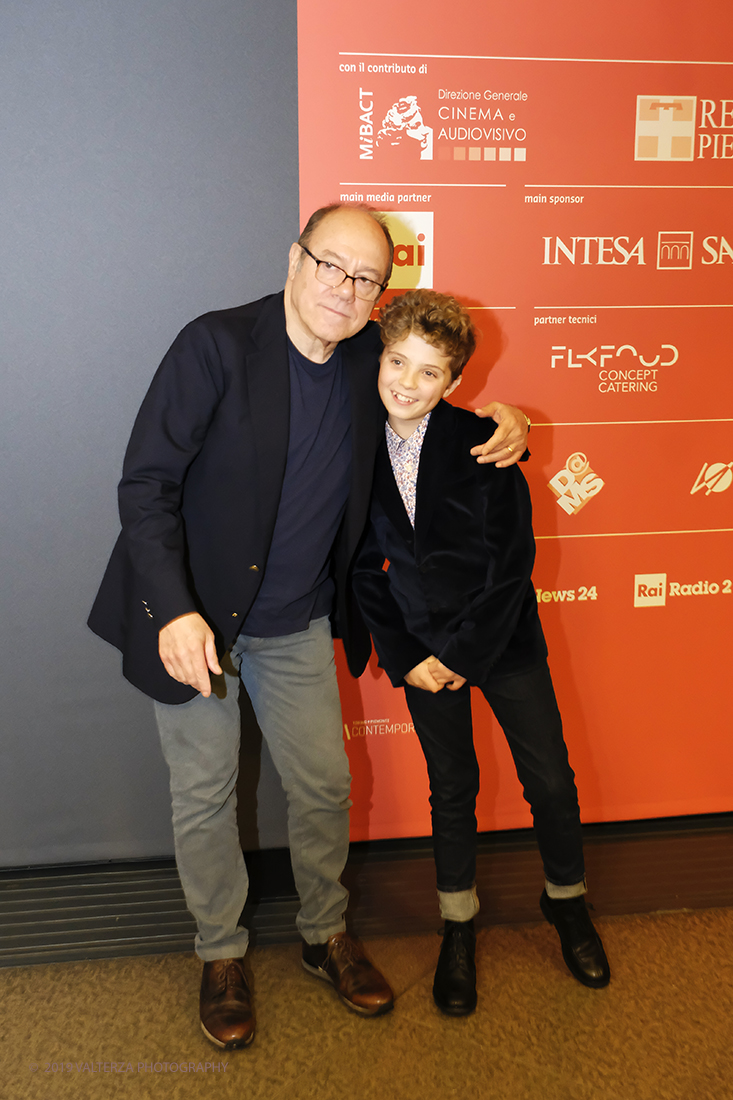 _DSF6365.jpg - 22/11/2019.Torino. Al via la 37ma edizione del Tff con un programma dedicato soprattutto all'horror. Nella foto Il bambino Roman Griffin Davis protagonista del film di apertura Jojo Rabbitt